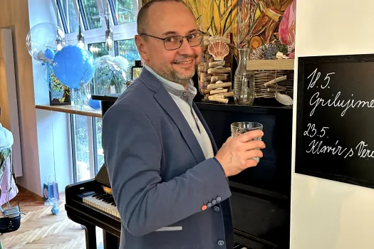 Páteční klavír s Davidem