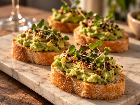 Avocado Spread Sandwiches